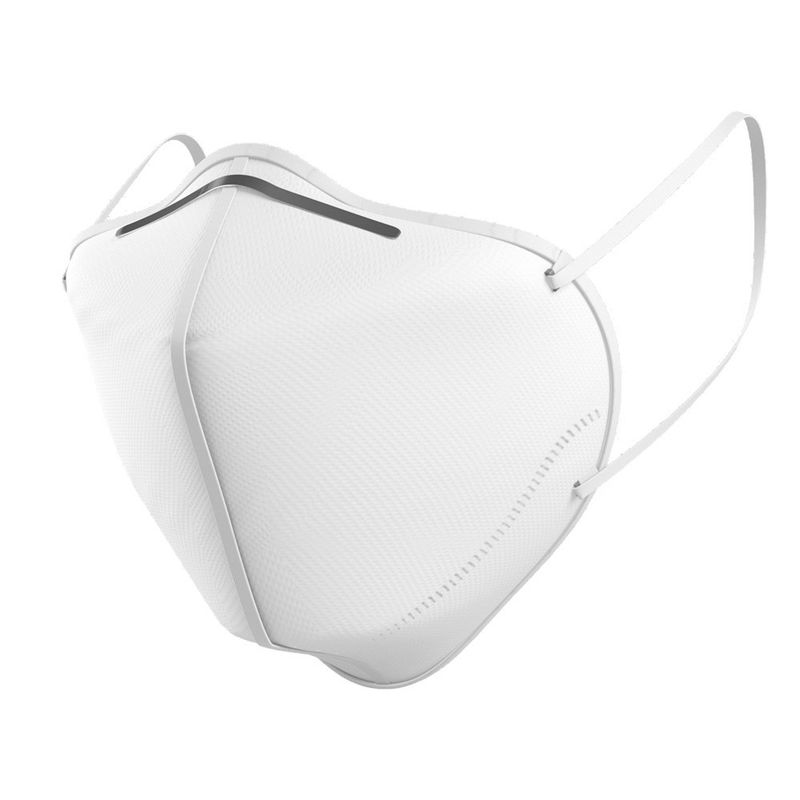 Isolation White KN95 Dust Mask / Kn95 Civil Mask Low Breath Resistance