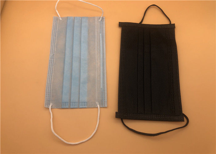 3 Ply Face Medical Mask / Medical Surgical Mask Isolation Dust Non Toxic