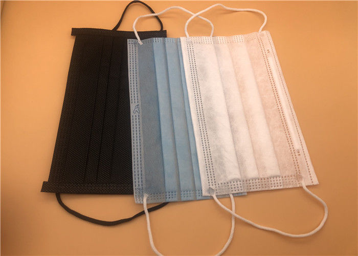 3 Ply Surgical Face Mask / Triple Layer Surgical Mask Non Woven Fabric
