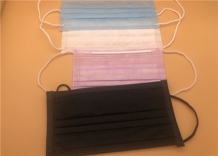 Protective High Filtration Surgical Mask 3 Ply Disposable For Personal Care
