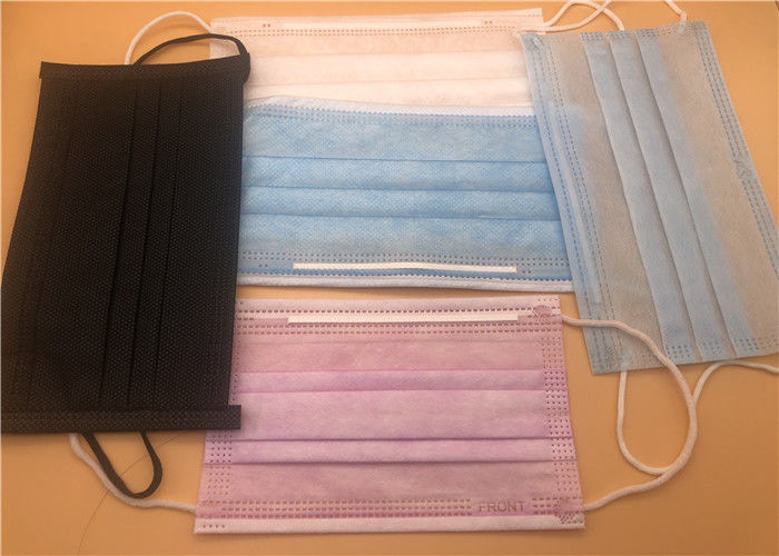 Health Care Face Medical Mask For Schools Blue Breathable Adult Size