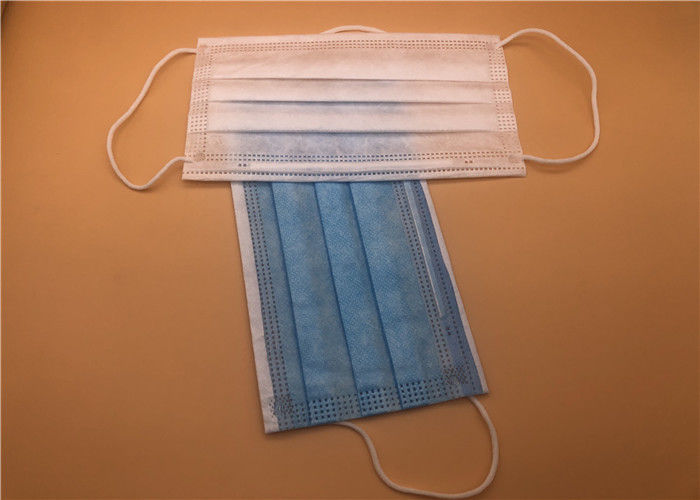 Latex Free Single Use Face Mask High Breath Ability Pharmacy Surgical Support