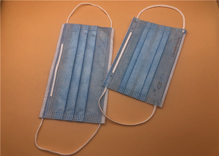Light Weight Hospital Face Masks Smog Antiviral Protection Ear Loop Type