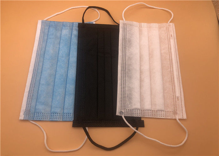 Anti Fog Disposable Face Mask With Elastic Ear Loop / Hypoallergenic Dental Masks