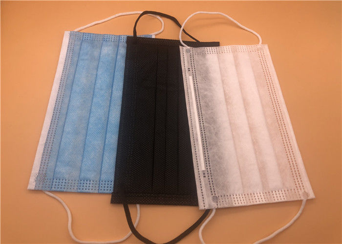 Anti Fog Disposable Face Mask With Elastic Ear Loop / Hypoallergenic Dental Masks