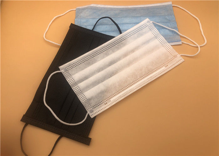 Customized Disposable Non Woven Face Mask / Disposable Earloop Face Mask