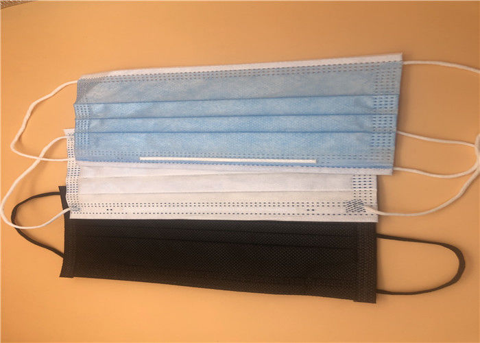 Civil Disposable 3 Layer Face Mask Skin Friendly Fiberglass Free Comfortable Wearing
