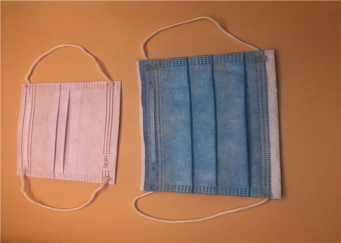 3 Ply Disposable Non Woven Face Mask For Dust Free Workshop Food Industry