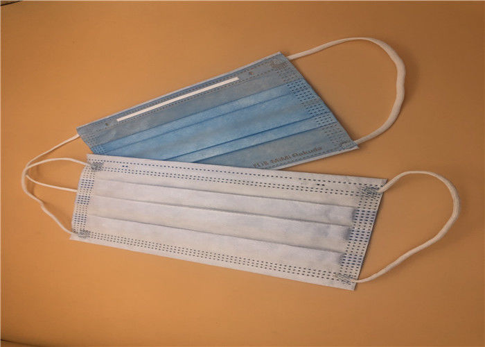 Lightweight 3 Ply Disposable Face Mask Non Toxic Disposable Anti Pollution