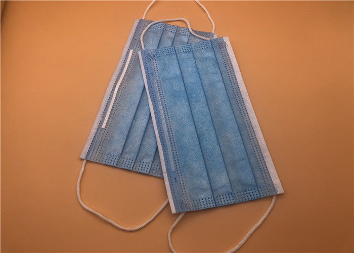 White 3 Ply Disposable Face Mask For Dust Free Workshop Food Industry