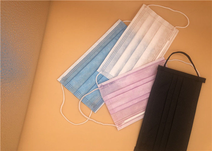 Adjustable Disposable 3 Layer Face Mask Suitable For Outdoor Indoor Industrial