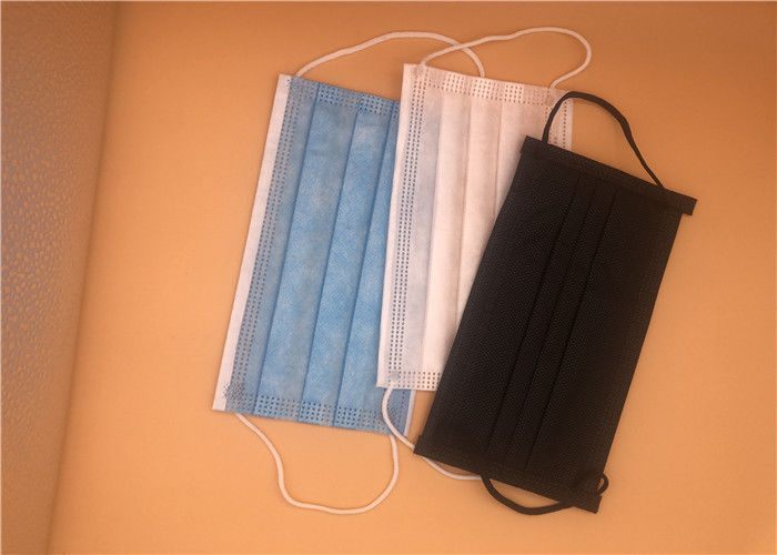 Personal Safety Disposable Non Woven Face Mask / Disposable Earloop Face Mask