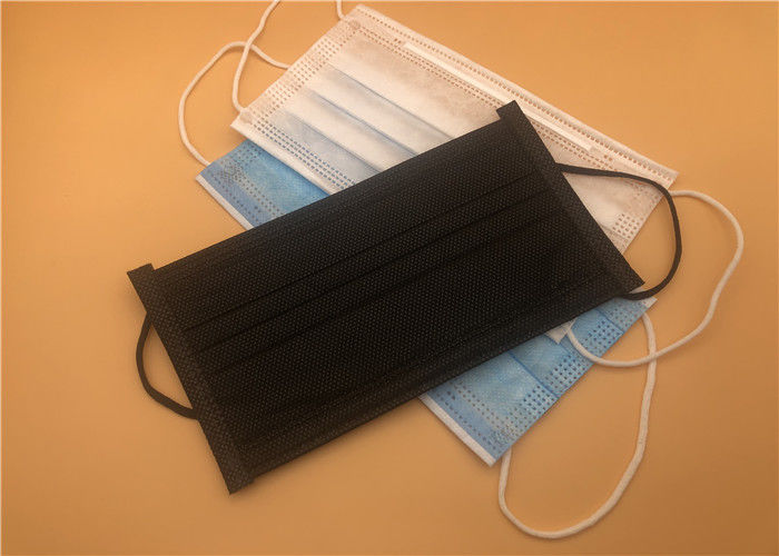 Non Woven Hospital Face Masks Dust Respirators Virus Protective Civil Use