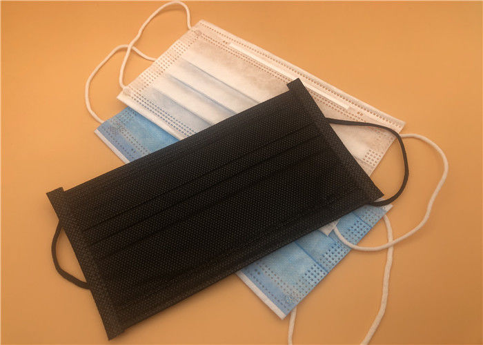 Non Woven Hospital Face Masks Dust Respirators Virus Protective Civil Use