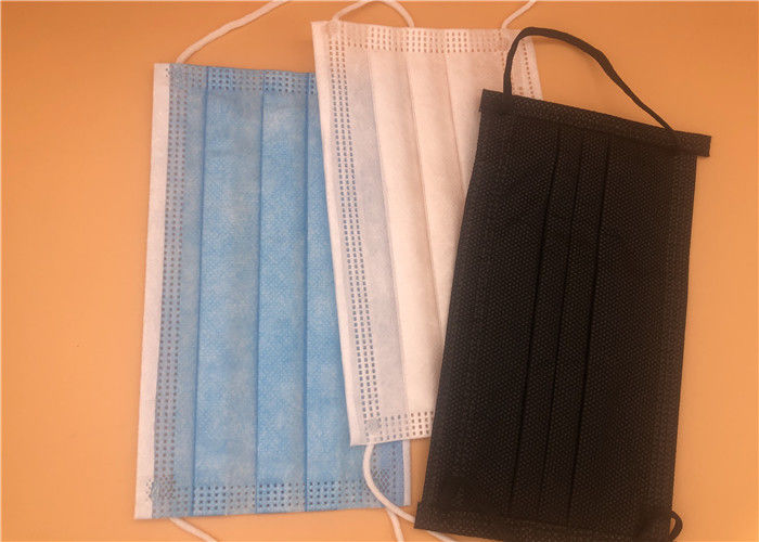 3 Ply Face Mask Surgical Disposable Non Woven Melt Blown Spunbond Lightweight