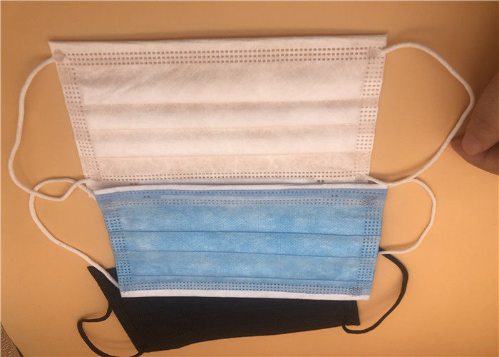 3 Ply Disposable Earloop Face Mask Non Woven / Disposable Medical Masks