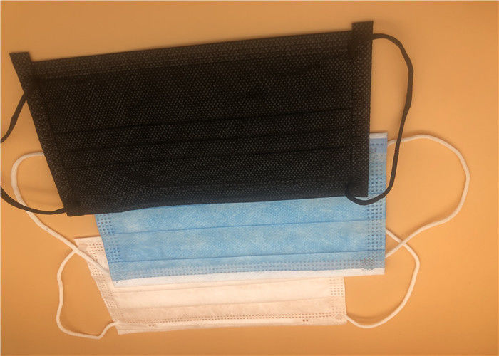Protective Disposable Earloop Face Mask / 3 Ply Face Mask Against Bacteria