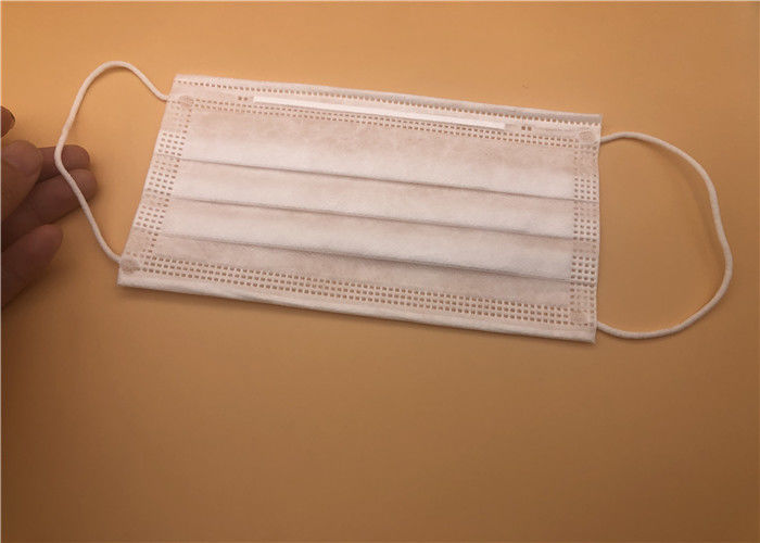 Eco Friendly Earloop Surgical Mask Convenient 17.5*9.5cm Adult Size Available