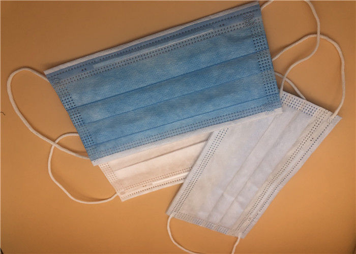 Eco Friendly Earloop Surgical Mask Convenient 17.5*9.5cm Adult Size Available
