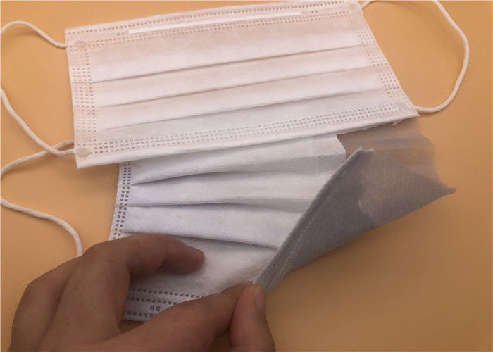 Medical Grade 3 Ply Surgical Mask Against Germ Anti Dust Collapsible