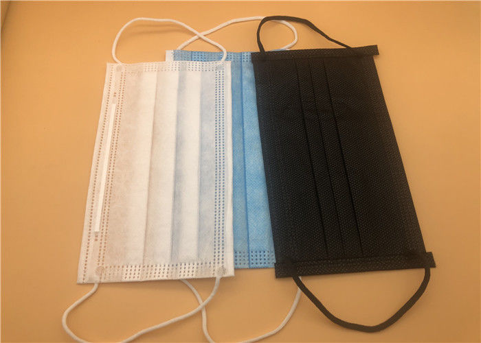Hygiene 3 Ply Face Mask Non Irritating Dust Protection Comfortable Wearing