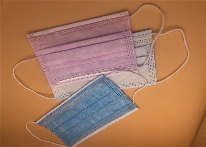 Antibacterial 3 Ply Surgical Face Mask Elastic Ear Loop Mouth Cover Protective