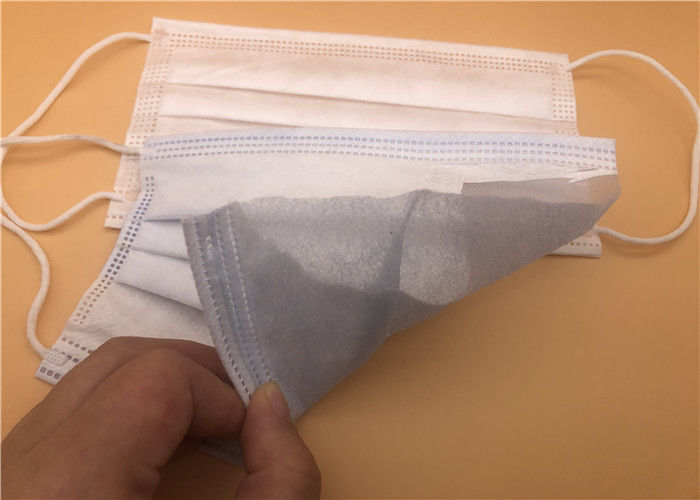 Latex Free Isolation Face Masks / Antiviral Hypoallergenic Dental Masks