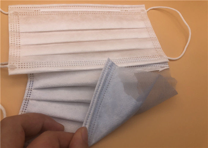 Hospital Disposable Medical Mask / Hypoallergenic Surgeon Face Mask CE FDA