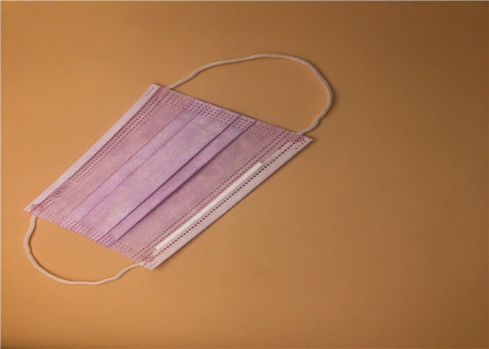 Skin Friendly Disposable Medical Mask / Multi Colored Disposable Protective Mask