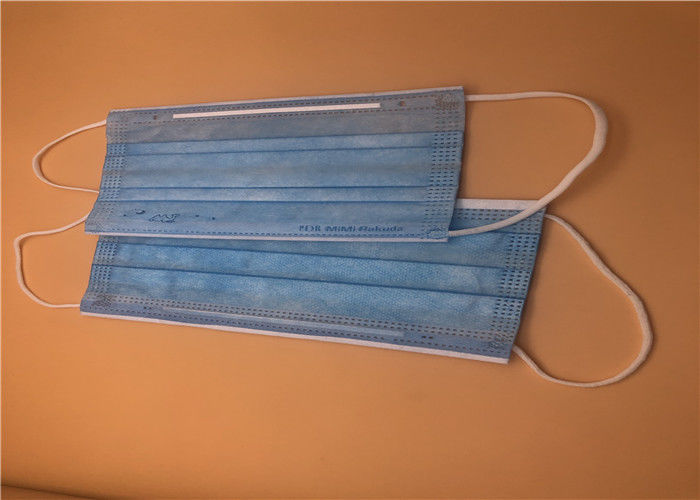Earloop Disposable Medical Mask / Disposable Mouth Cover Mask Perfect Fitting