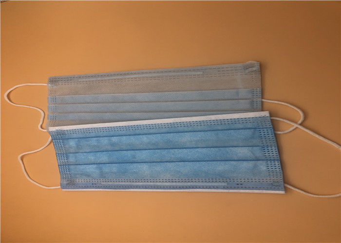 Disposable Medical Mask Non Woven Lightweight Pollution Protection Custom Printed