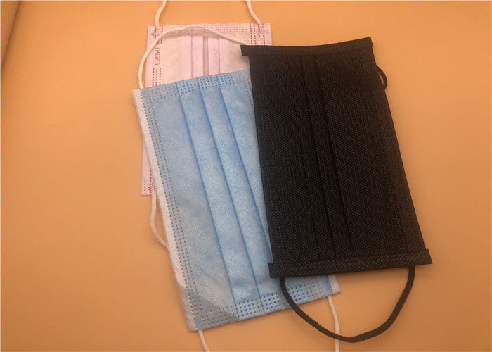 Clinic Disposable Surgical Masks Earloop Tie On Low Breathing Resistance
