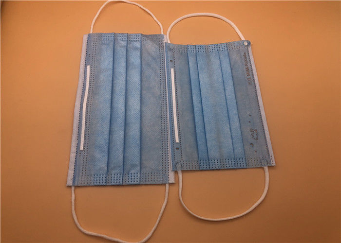 Medical Grade Disposable Earloop Face Mask Soft 3 Layer For Adult Protective