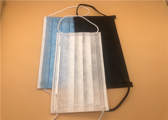 Earloop Style 3 Ply Surgical Face Mask Multi Layered Fliud Resistant