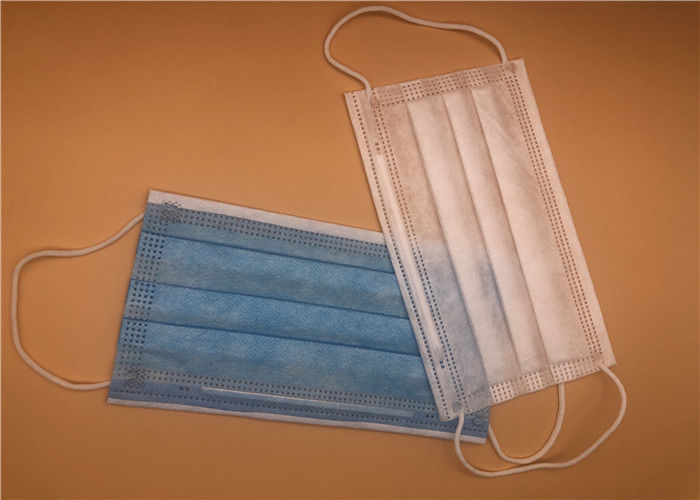 Hygienic Surgical Mask 3 Ply Low Resistance To Breathing Anti Fog Pollution