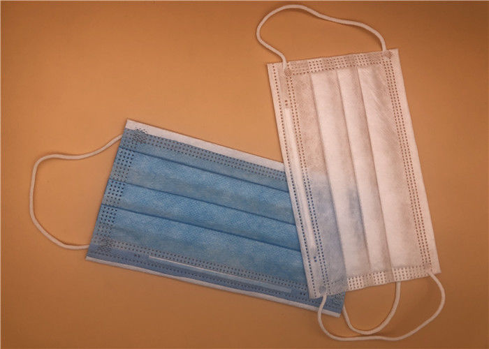 Hygienic Surgical Mask 3 Ply Low Resistance To Breathing Anti Fog Pollution
