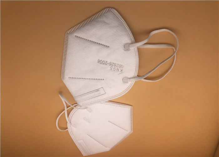 Foldable KN95 Dust Mask Fiberglass Free Easy Carrying Environmental Friendly