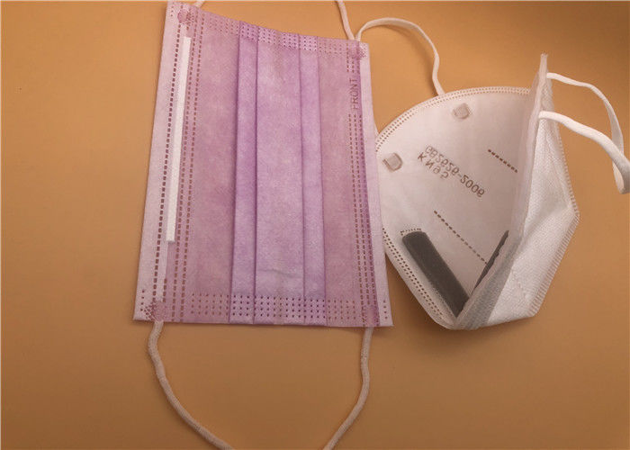 White Color N95 Particulate Respirator Mask Hypoallergenic Help Limit Germs Spread